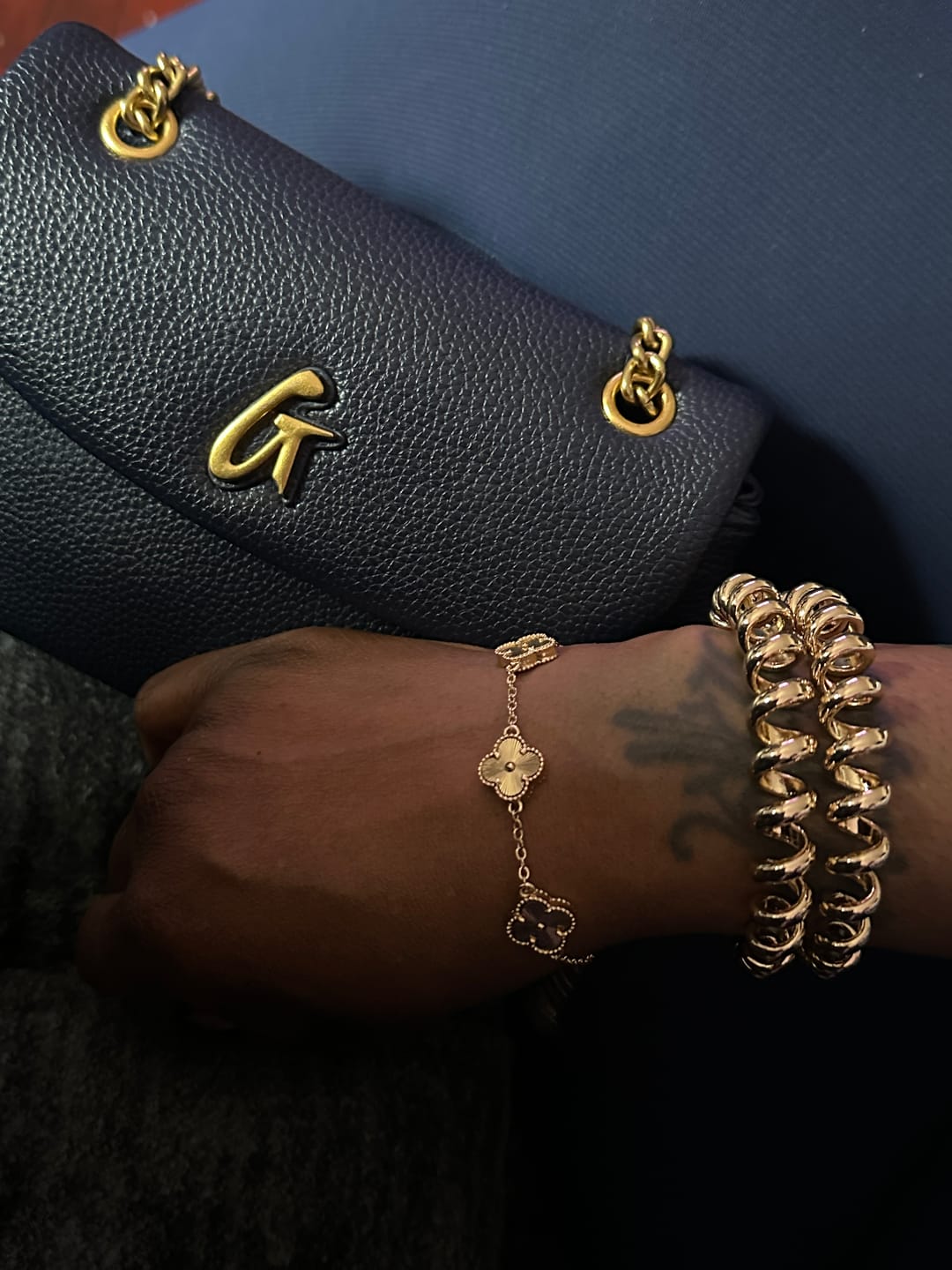 Customer photo review of ONION RING BRACELETS