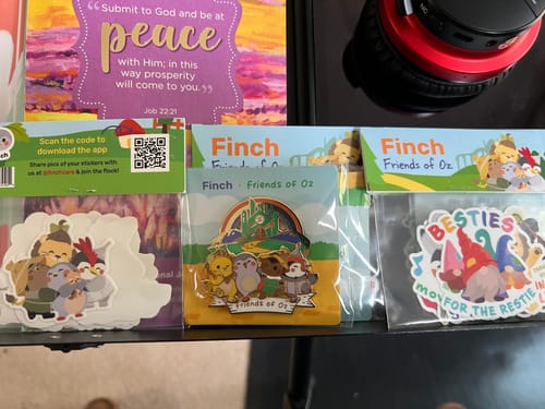 Customer photo review of Friends of Oz 🌪️ Collectible Pin