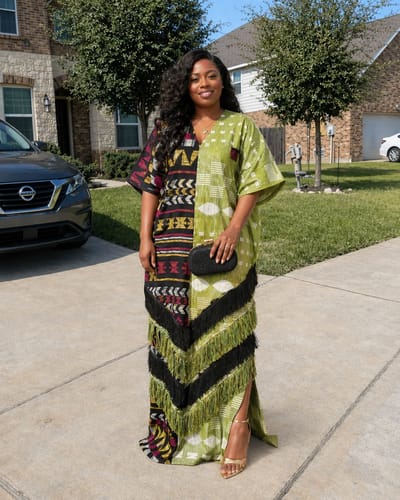Customer photo review of Arin Akwete Kaftan