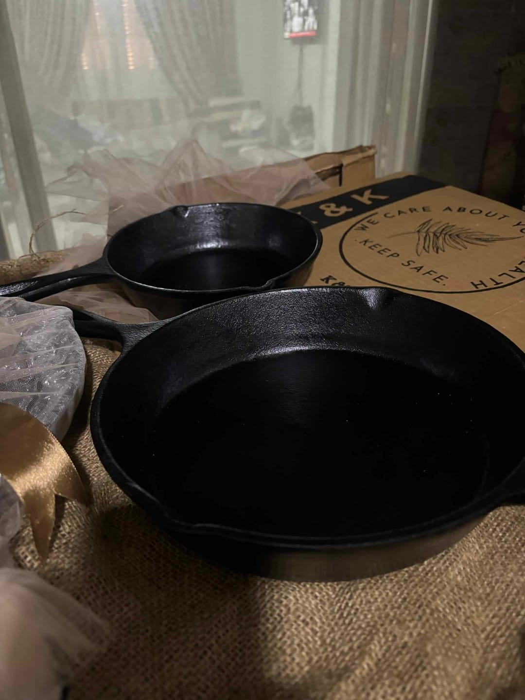 Customer photo review of Cast Iron Skillet 30 CM