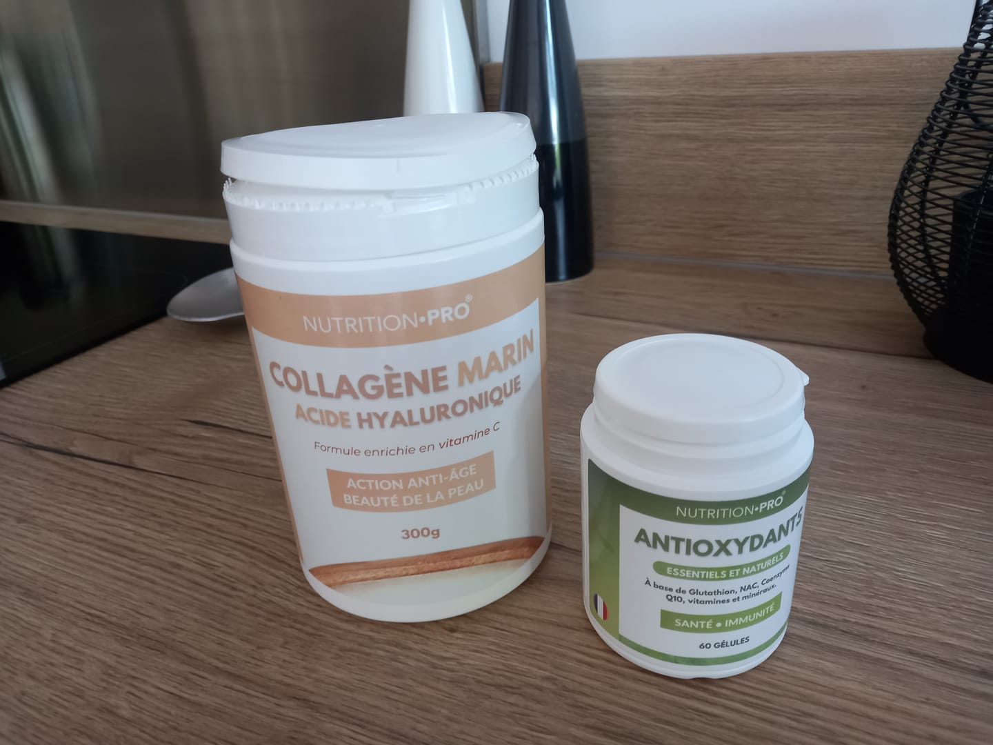 Customer photo review of COLLAGÈNE MARIN NATICOL® / ACIDE HYALURONIQUE (EN POUDRE) - 300G
