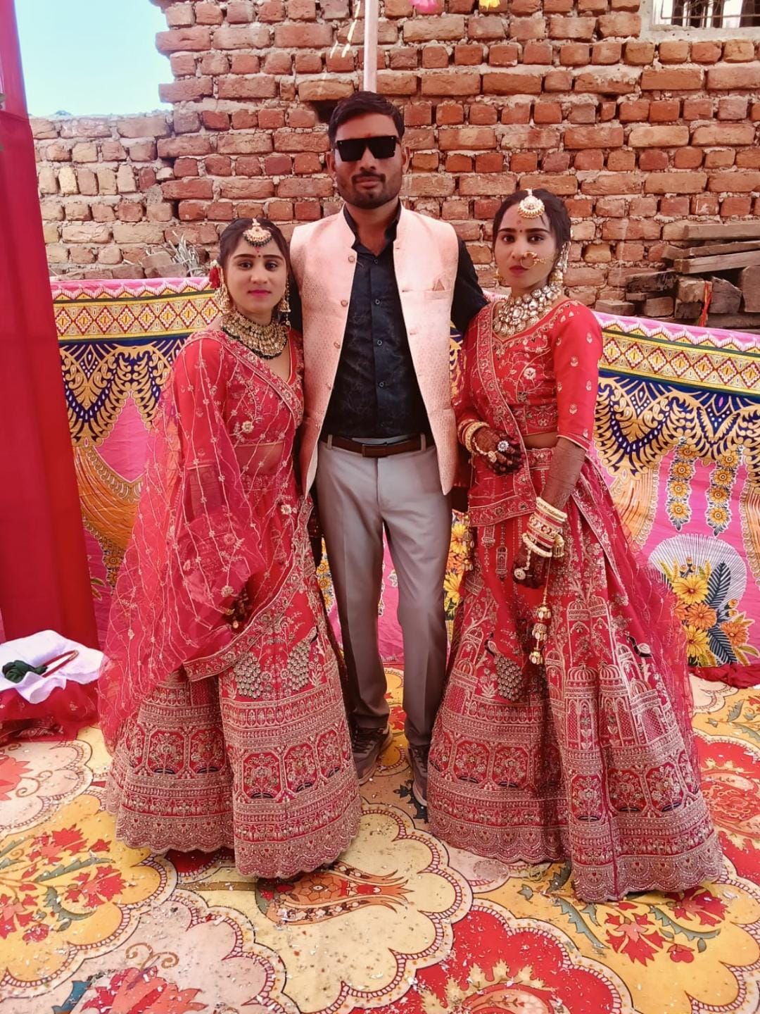 Customer photo review of Trending  Premium Silk With Zarkan Diamond & Embroidery Work Pink Bridal Lehenga
