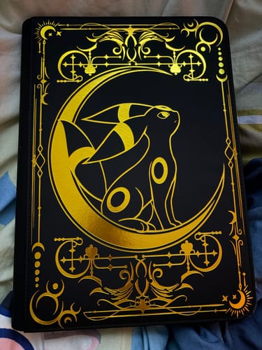 Customer photo review of Lunar Shadow 9-Pocket Trading Card Binder