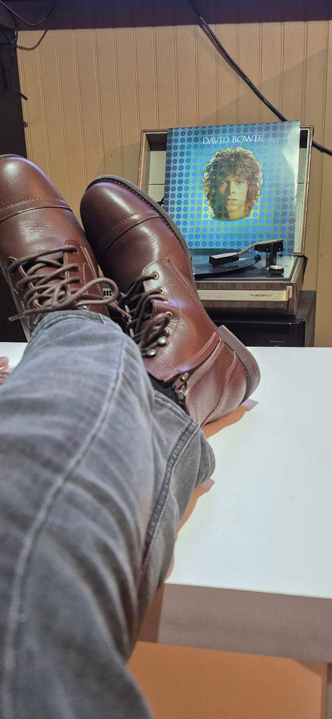 Customer photo review of Botín Hombre Milano Brandy