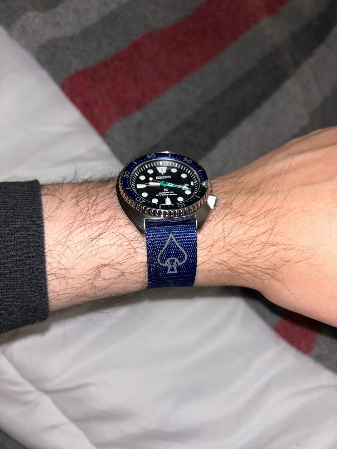 Customer photo review of NOFORN Single-Pass Watch Strap