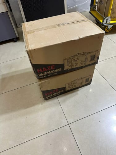 Customer photo review of MOKA SFX MK-F23 1200W Silent Haze Machine with Flight Case