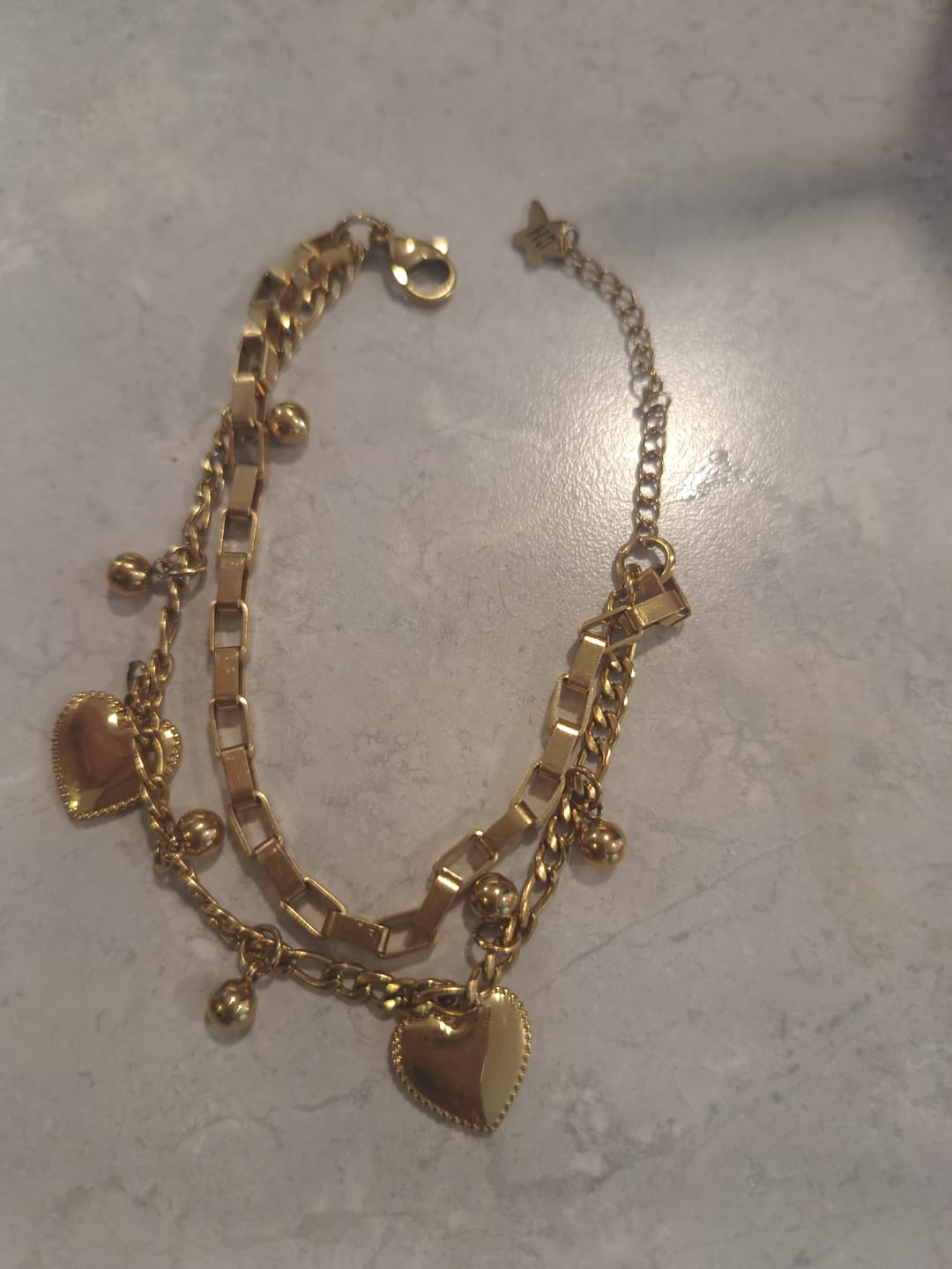 Customer photo review of Pulsera de Corazón