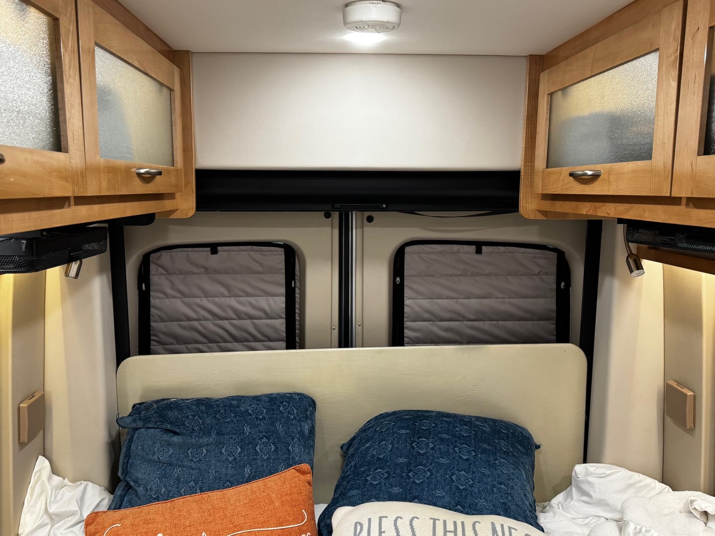 Customer photo review of Coachmen Beyond - Rear Door Shades (set)