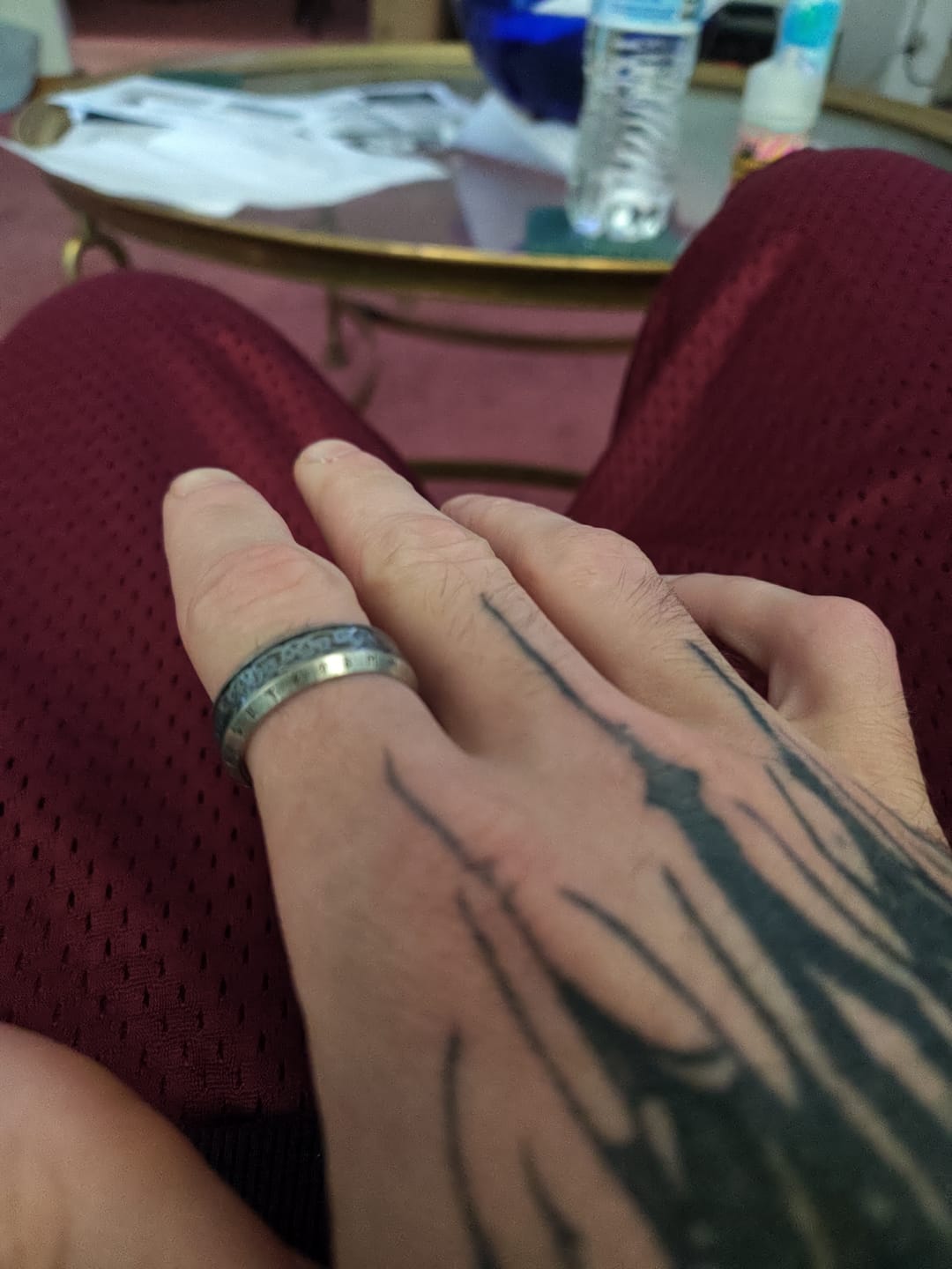 Customer photo review of Blessing Of Yggdrasil - Viking Rune Ring