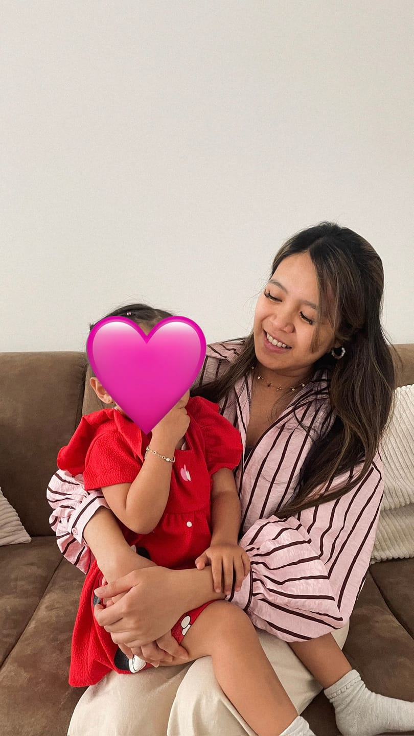 Customer photo review of ISABELLA BLOUSE - ROSE/BURGUNDY