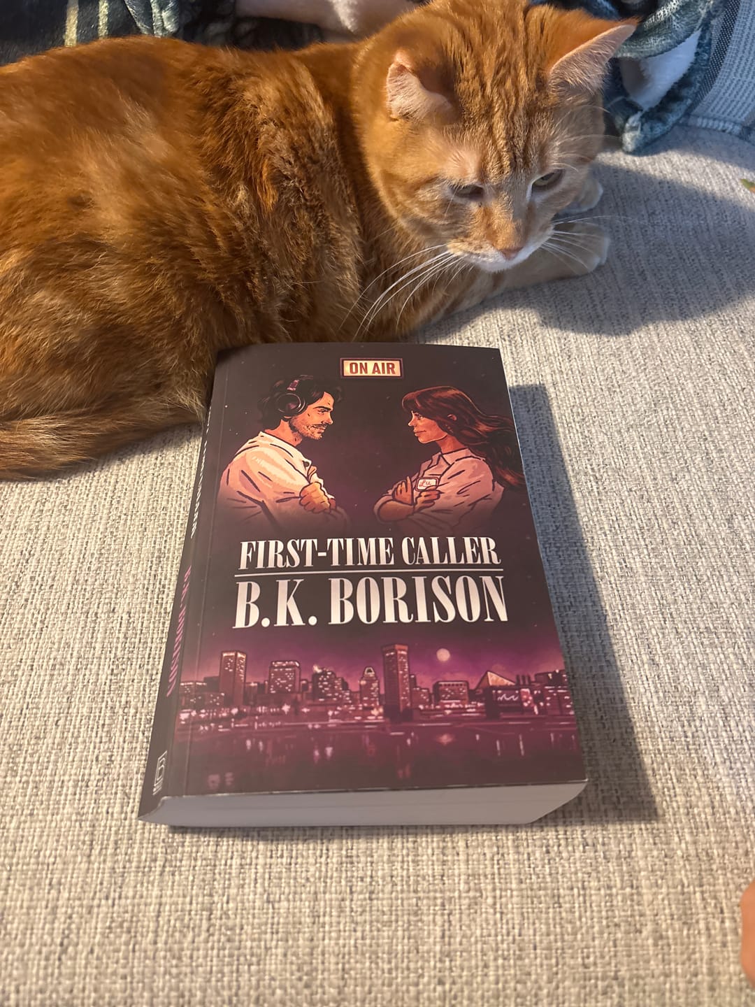 Customer photo review of First-Time Caller by B.K. Borison