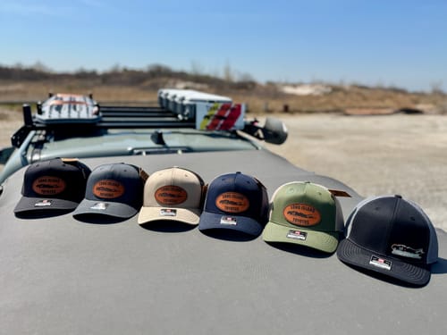 Customer photo review of Premium Custom Leather Patch Hats (Wholesale)