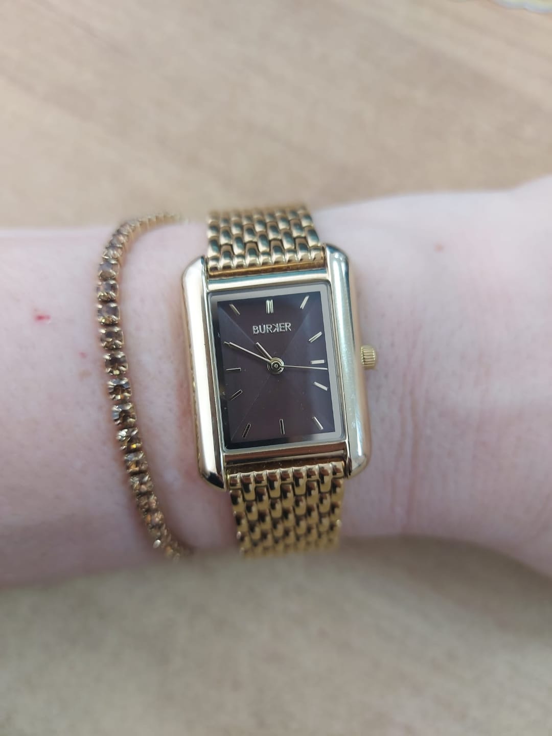 Customer photo review of Olivia Gold Brown