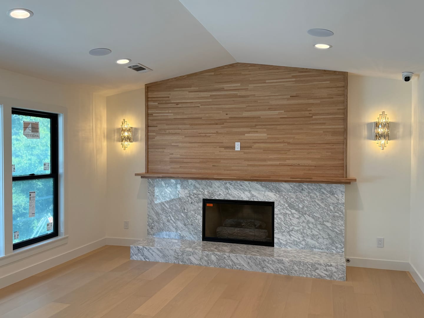 Customer photo review of Cavestone Fireplace Glass Doors | Custom Masonry Fit