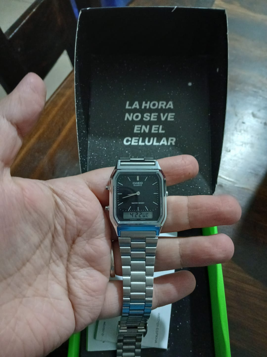 Customer photo review of Reloj Casio Vintage AQ-230A-1DMQ Dial Negro