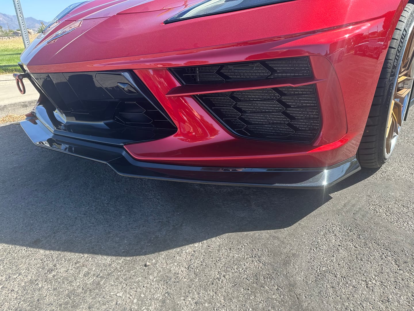 Customer photo review of Corvette C8 Stingray Front Splitter [Z06 / Z07 Conversion Package]