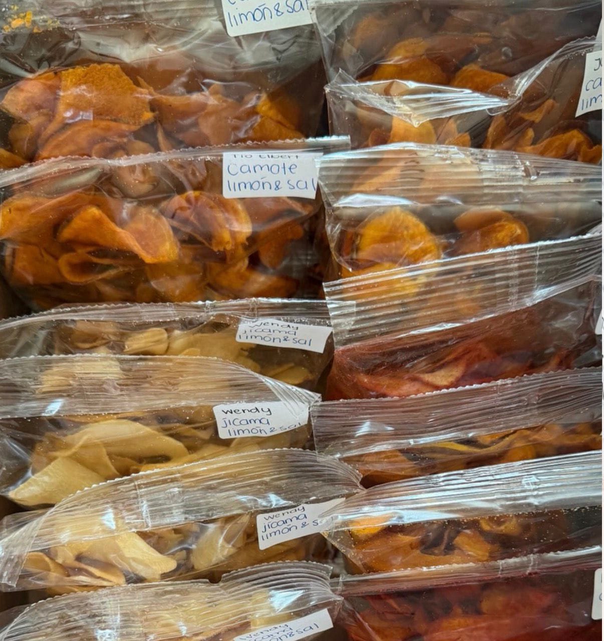 Customer photo review of Chips de Vegetales 50gr