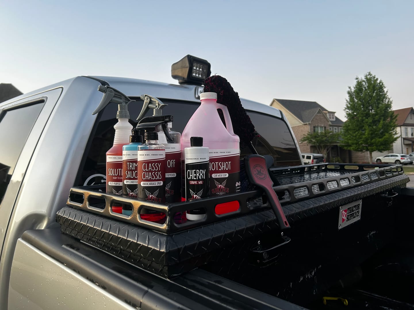 Customer photo review of The Barrel Boss Pro - wheel brush