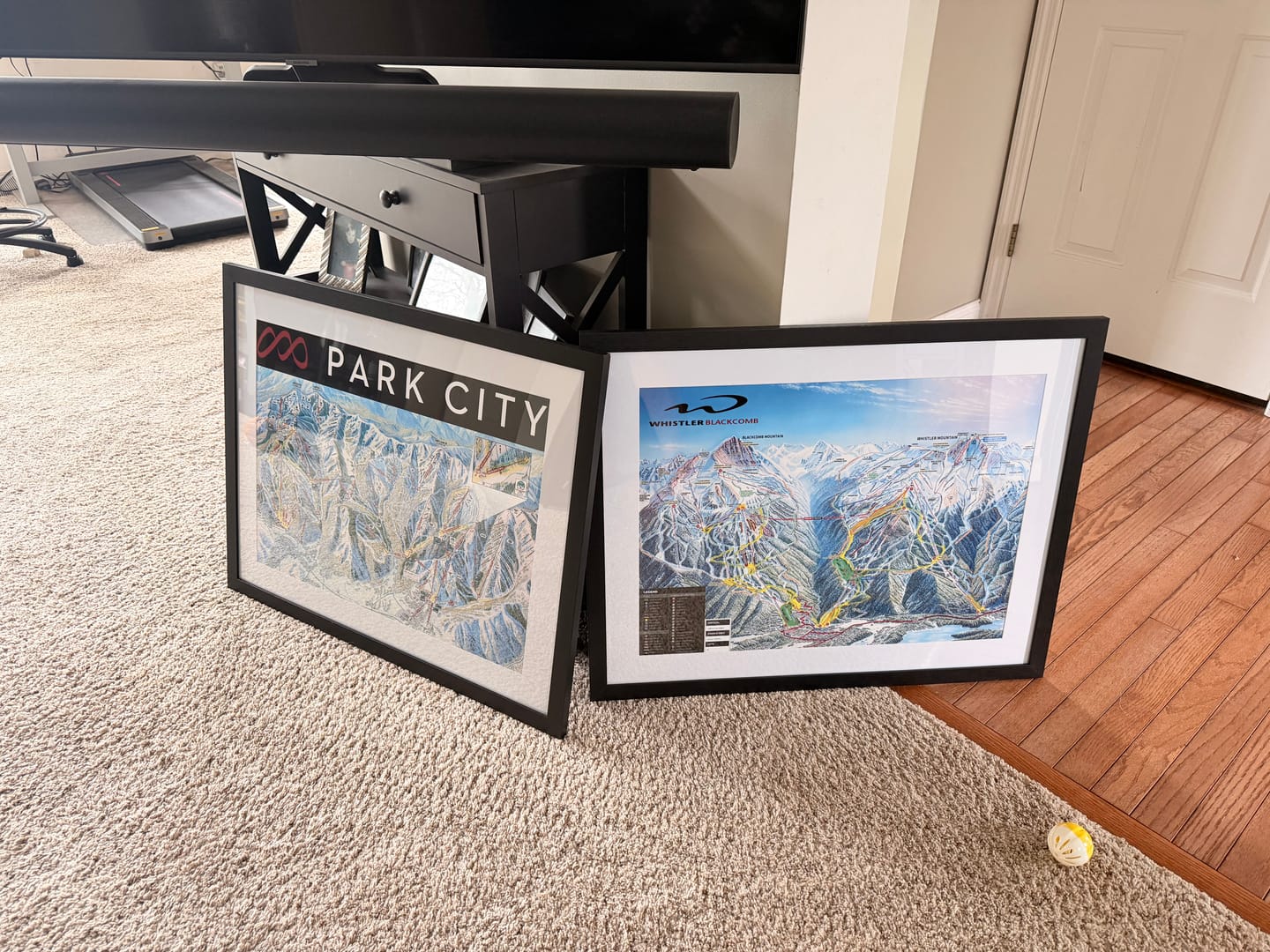 Customer photo review of Park City Ski Resort Trail Map Poster