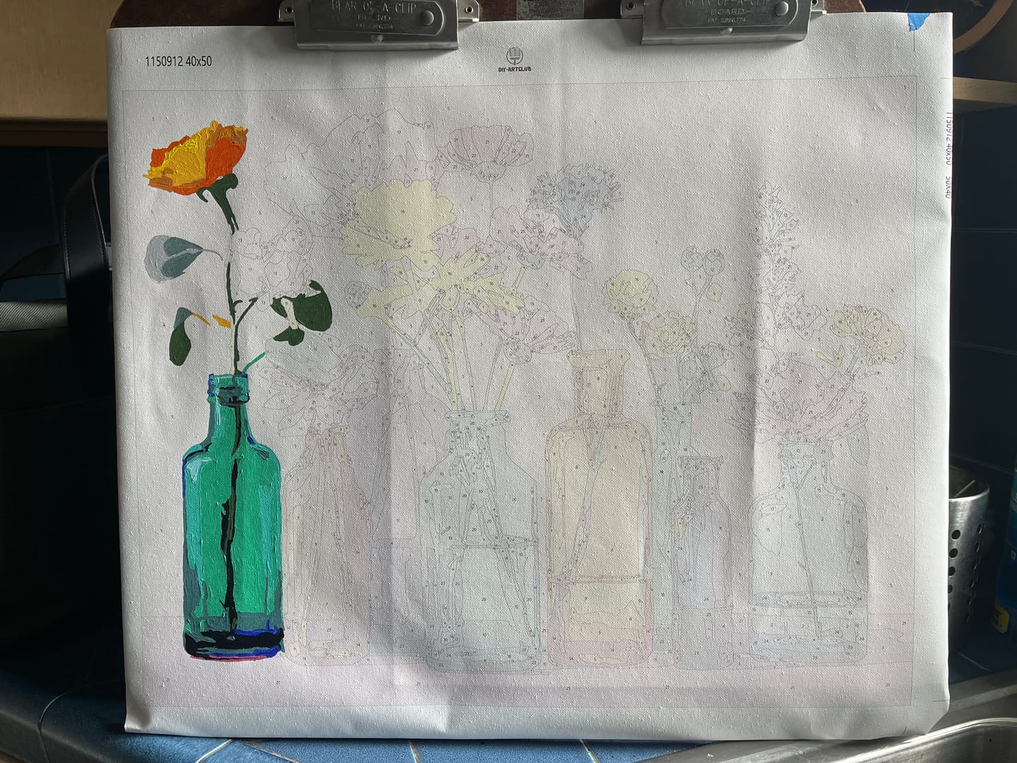 Customer photo review of Color therapy | Paint by Number
