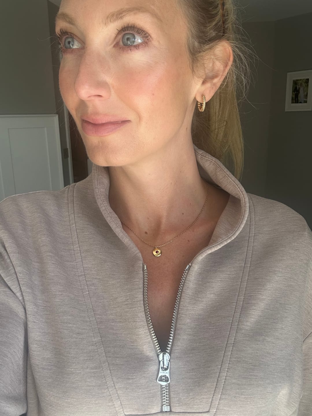 Customer photo review of Birthstone Necklace