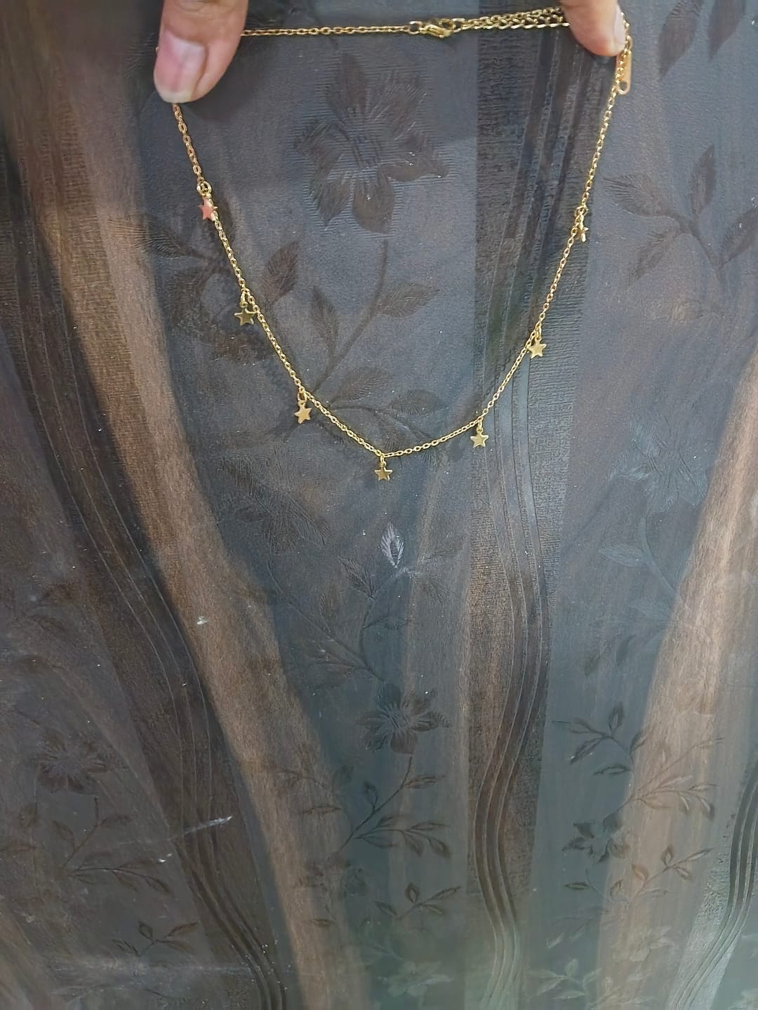 Customer photo review of Starry Night Necklace
