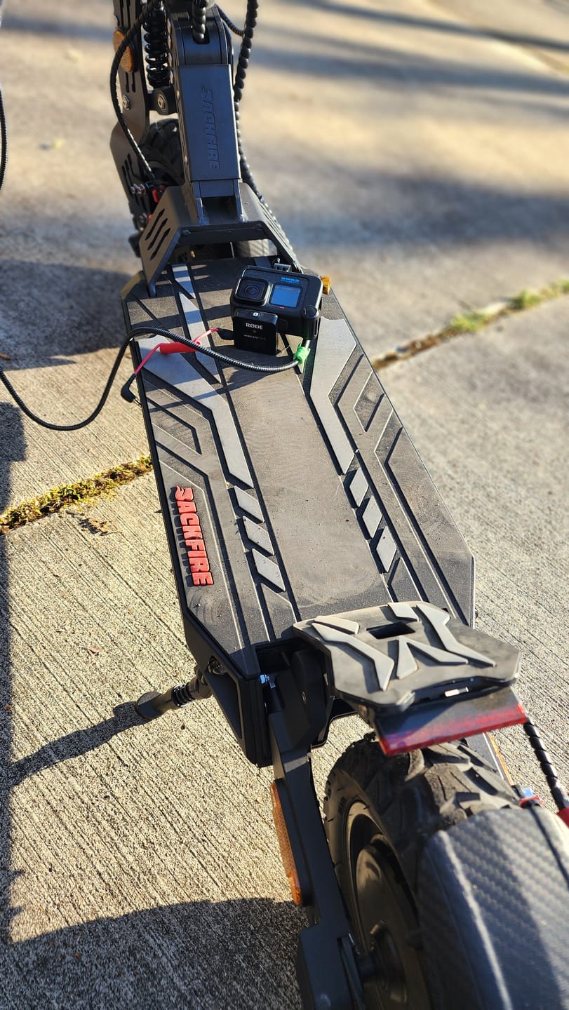 Customer photo review of Backfire M8 Electric Scooter with GPS and Samsung Battery