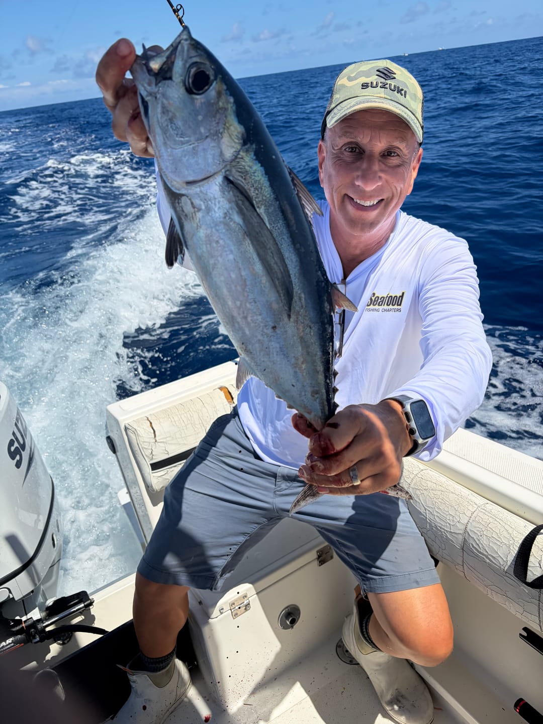 Customer photo review of Tuna Magnet – Feathered Trolling Lure for Tuna, Mahi & Pelagic Game Fish