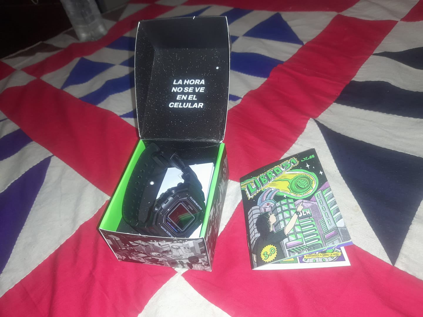 Customer photo review of Reloj Casio Vintage W-218H-1BVDF Pantalla Negativa