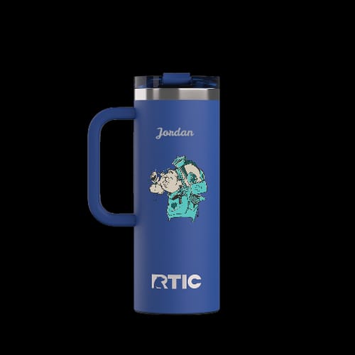 Customer photo review of Road Trip Travel Mug | 20 oz