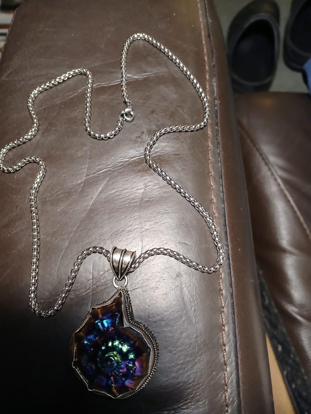 Customer photo review of Square Pearl Necklace - 24 inches/3mm