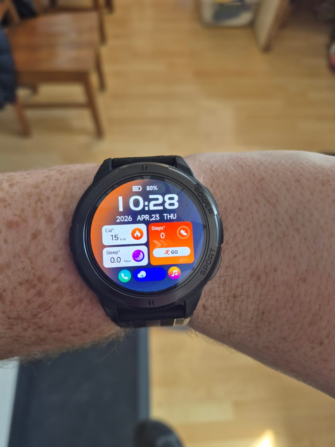 Customer photo review of Hard Hat Smartwatch
