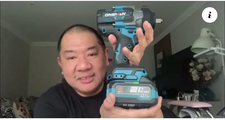 Customer photo review of ONEVAN 1/2" 2800N·m Brushless Cordless Impact Wrench | For Makita 18V Battery