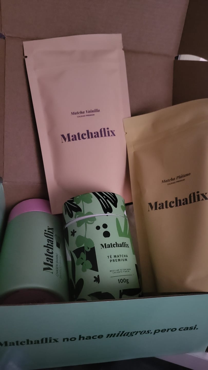 Customer photo review of Té Matcha Premium Plátano
