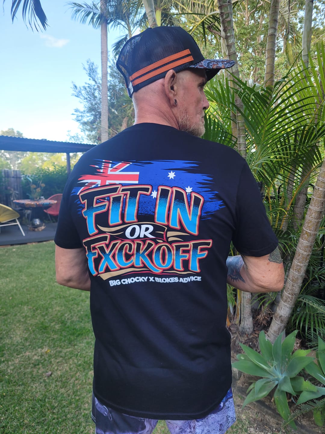 Customer photo review of Big Chocky | Fit In Tee