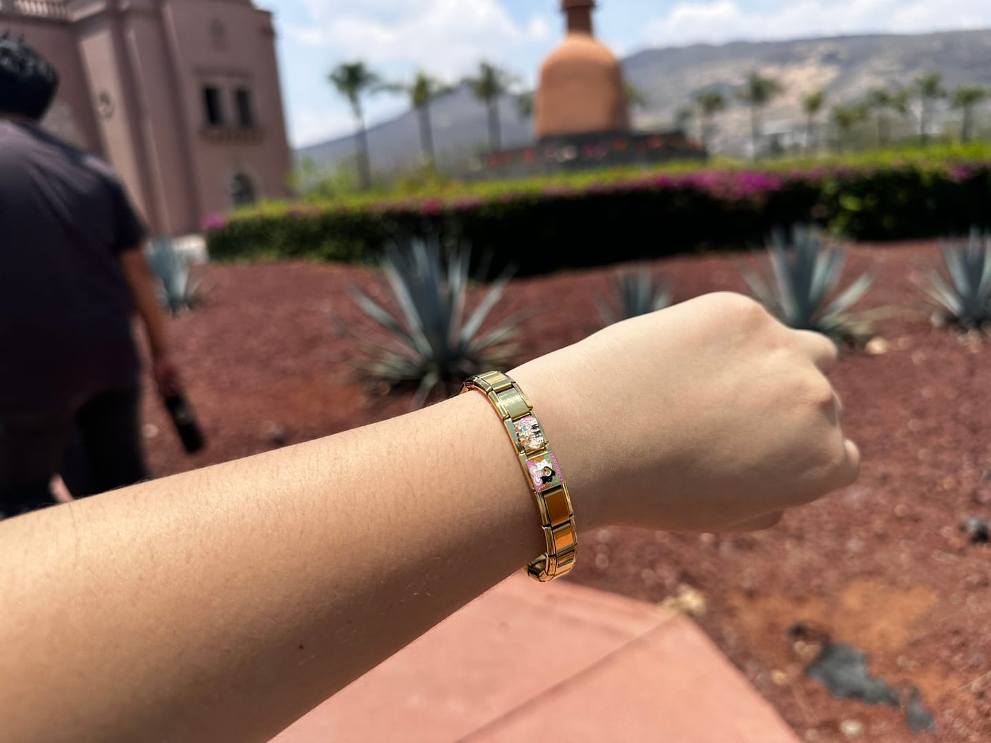 Customer photo review of Pulsera Italiana Clásica para Charms