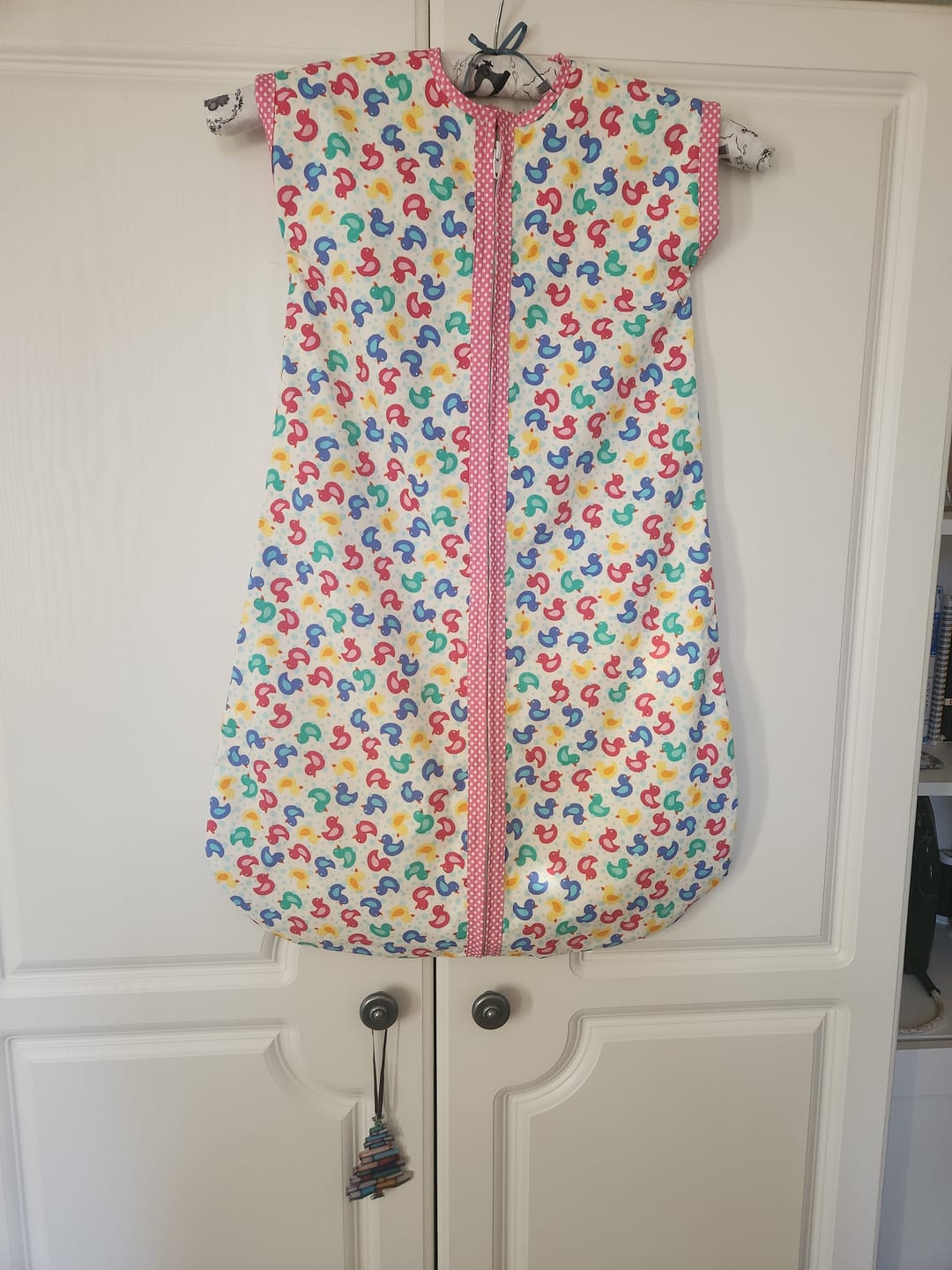 Customer photo review of Multicoloured Ducks Rose & Hubble Cotton Poplin Fabric
