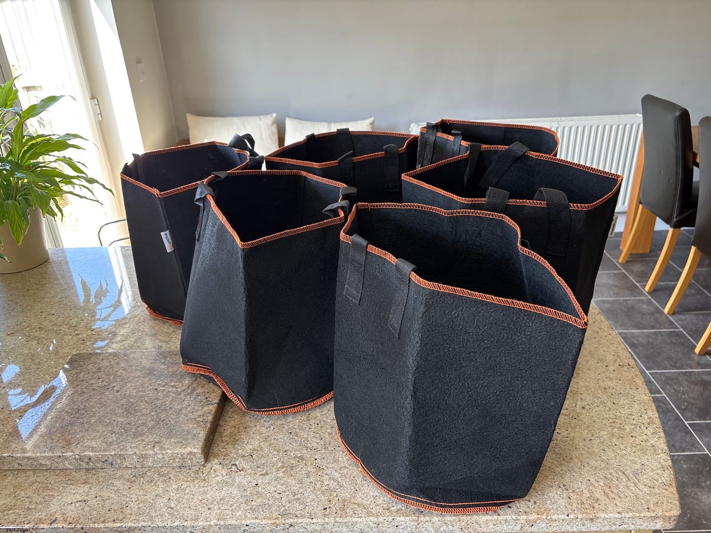 Customer photo review of Fabric Plant Grow Bags