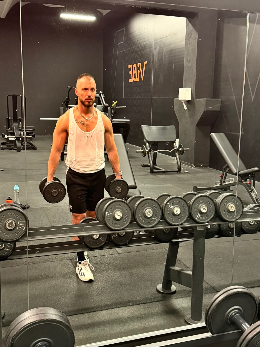 Customer photo review of Canotta Stringer Bianco
