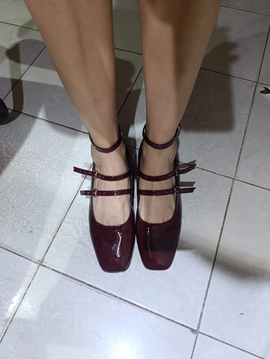 Customer photo review of ZAPATILLA ZP NATALIE SPACE CHERRY WINE