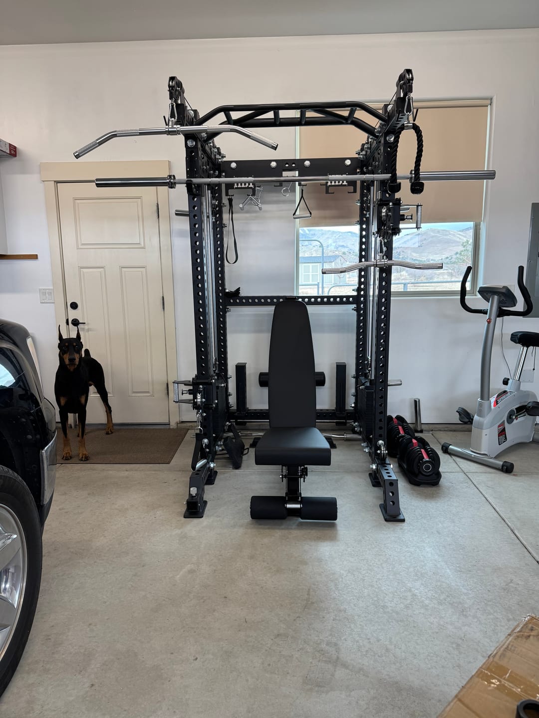 Customer photo review of Blazzed HD1 Squat Rack Functional Trainer