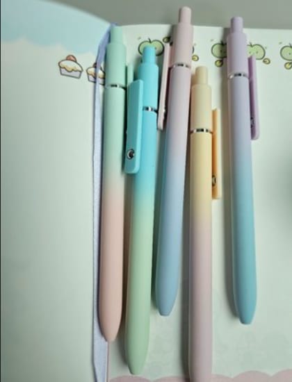 Customer photo review of Quick Dry Gel Pen 5-Piece Set