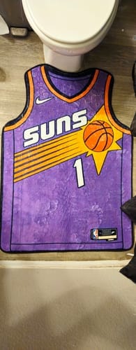 Customer photo review of Phoenix Suns jersey Rug