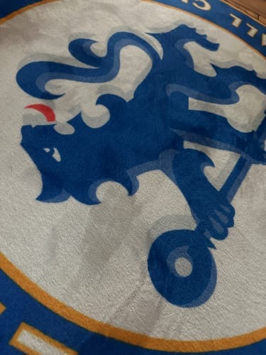 Customer photo review of Chelsea FC® Logo Rug
