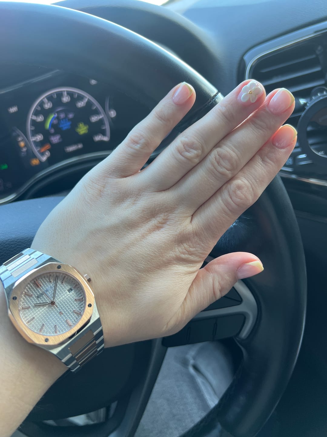 Customer photo review of Date 004: Steel/Rose/White Unisex