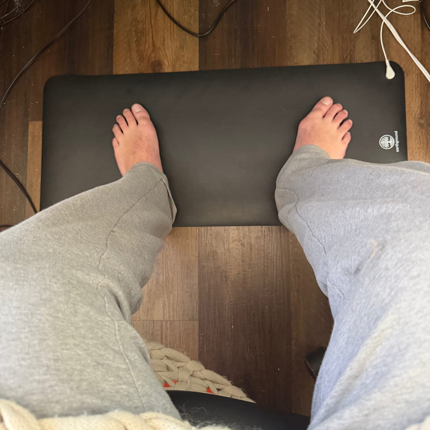 Customer photo review of EarthGround® Grounding Mat