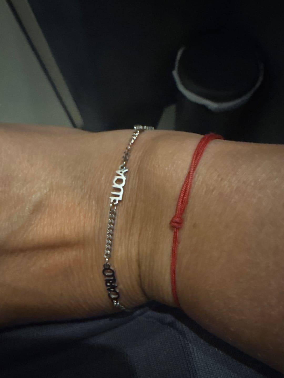 Customer photo review of Bracelet personnalisé avec nom