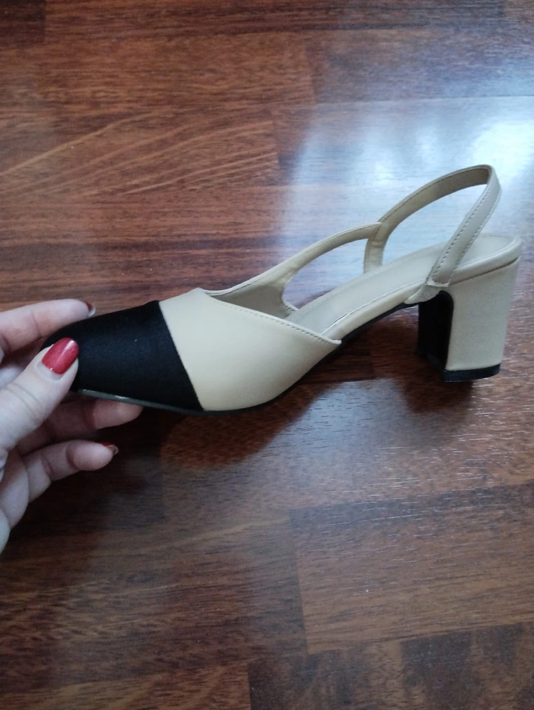 Customer photo review of Maren Mixed Color Comfort Sandals
