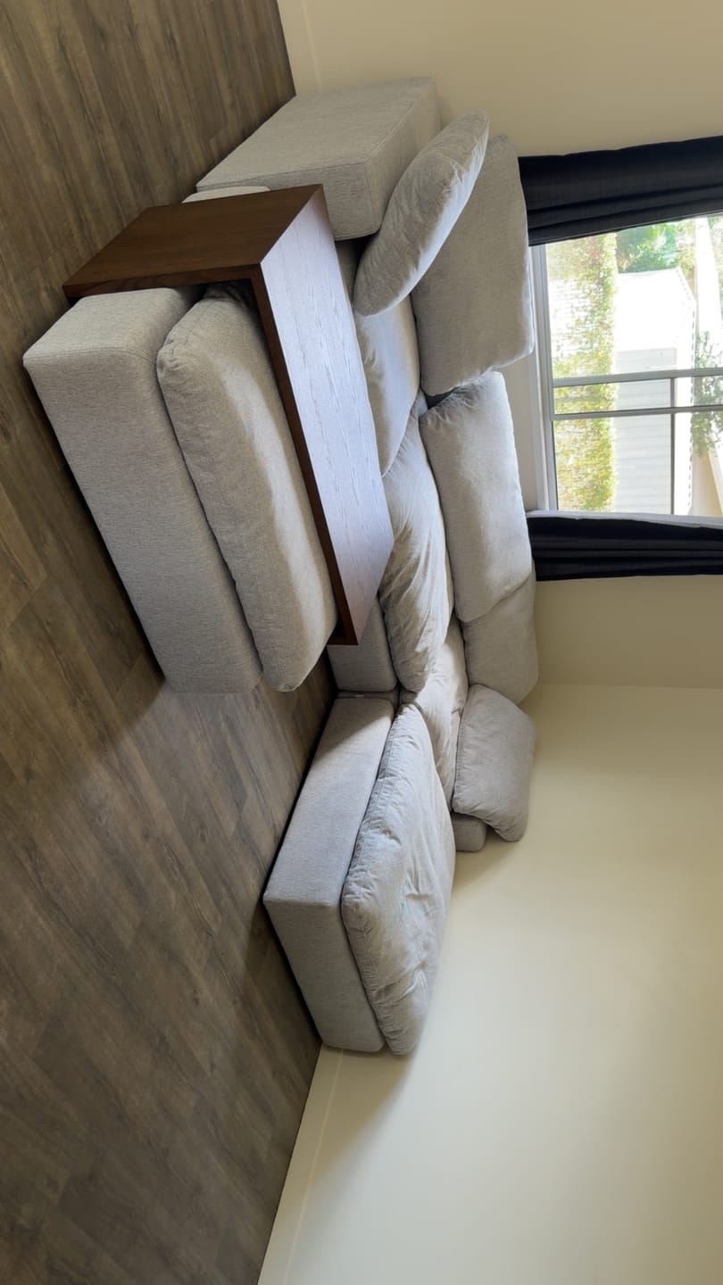 Customer photo review of Cloud Classic Modular | Customizable Corner Sofa Feather Down