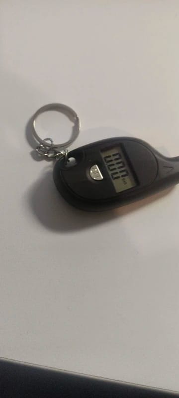 Customer photo review of Digital Tyre Pressure Gauge (Compact Keyring Tool)